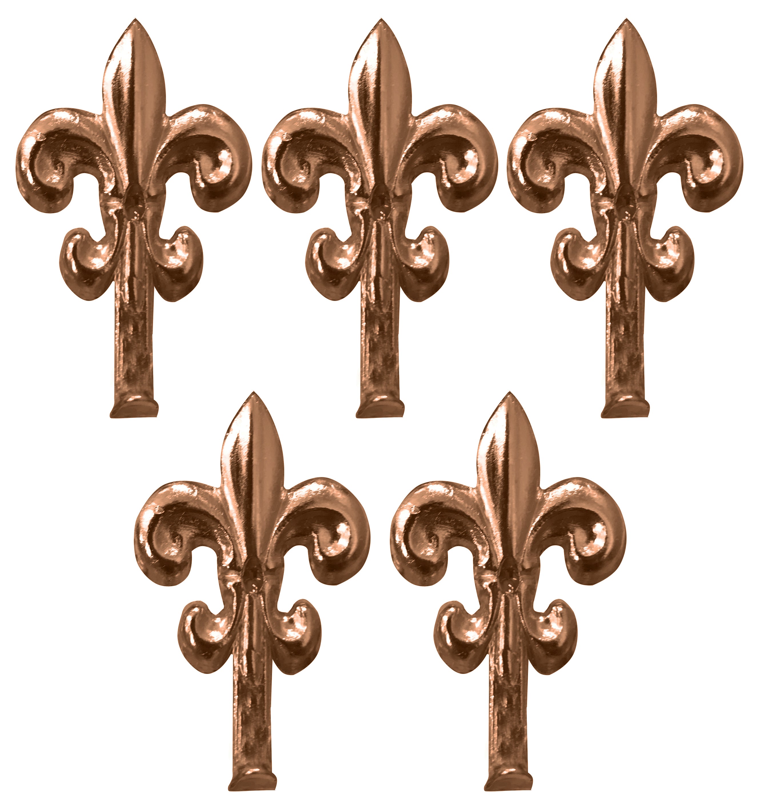 GANCETTO PER QUADRI GIGLIO 5 PZ.    mm. 48 - Bronzato 20.00 confezioni