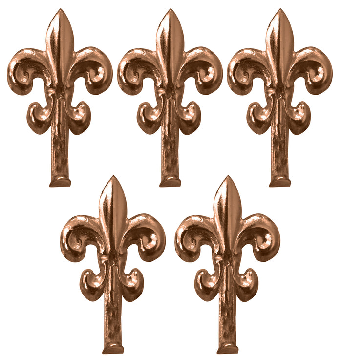 GANCETTO PER QUADRI GIGLIO 5 PZ.    mm. 48 - Bronzato 20.00 confezioni