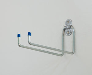 GANCIO A U DOPPIO DA PARETE  mm.180 10.00 pz