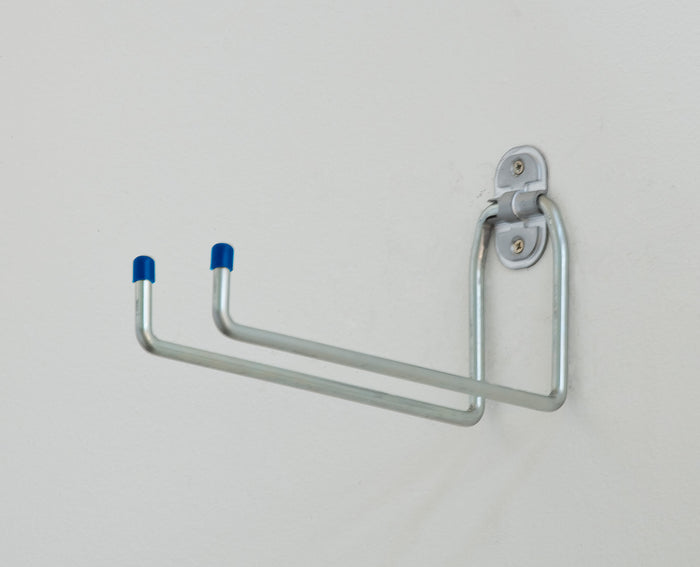 GANCIO A U DOPPIO DA PARETE  mm.180 10.00 pz