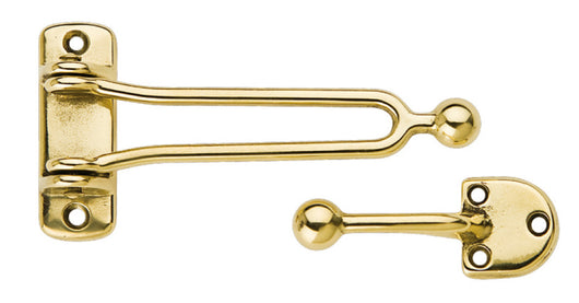 GANCIO DI SICUREZZA PER PORTE  ottone lucido 12.00 pz