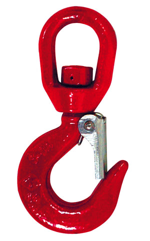 GANCIO DI SOLLEVAMENTO GIREVOLE CON SICURA  portata kg.2000