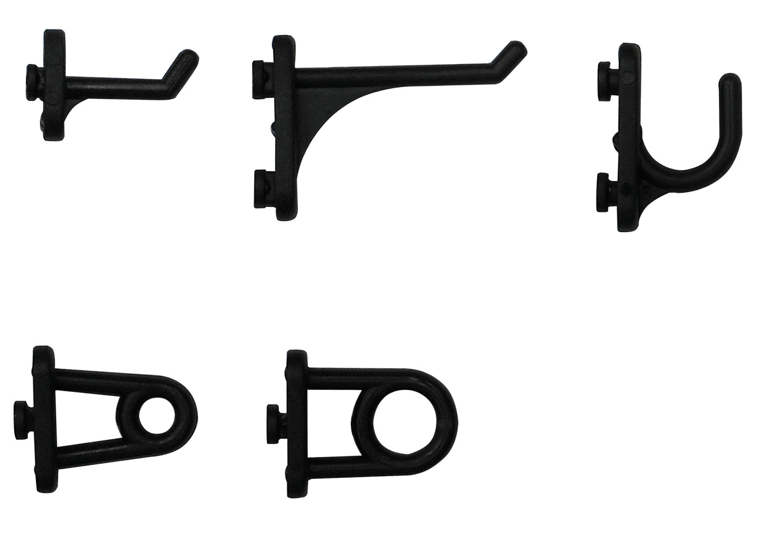 GANCIO PER PANNELLI PORTAUTENSILI IN NYLON  tipo B02 100.00 pz