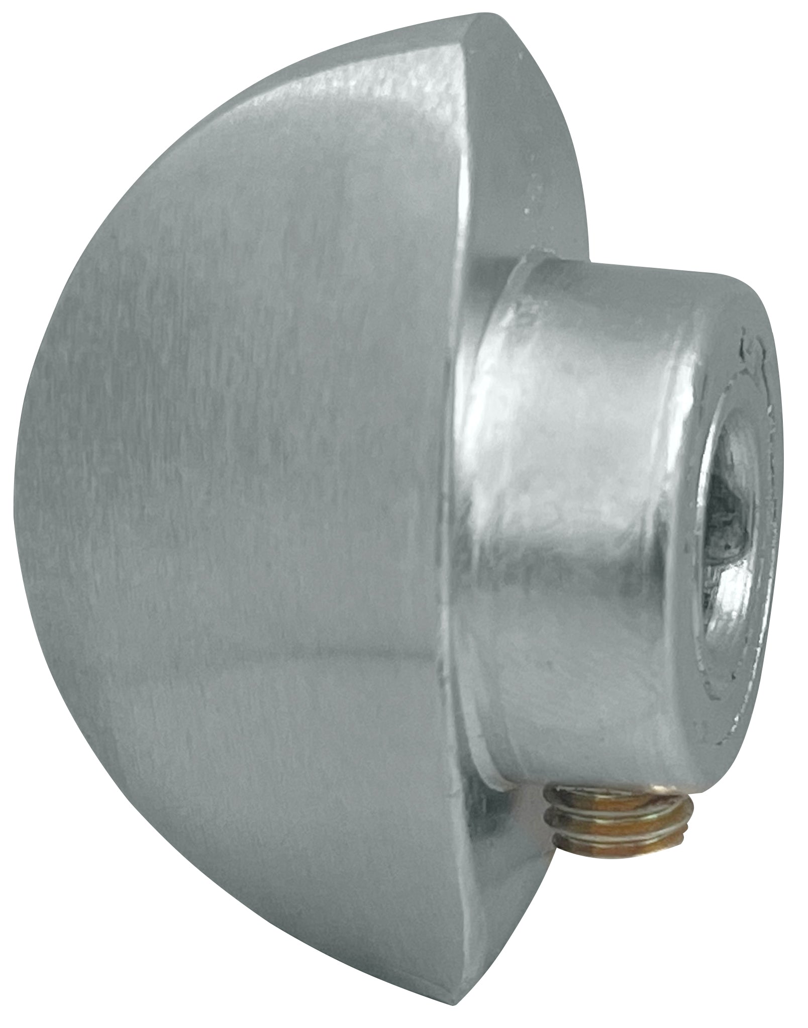 Ghidini POMOLO PER CILINDRO IN ZAMA foro Ø mm.8 Cromo Satinato