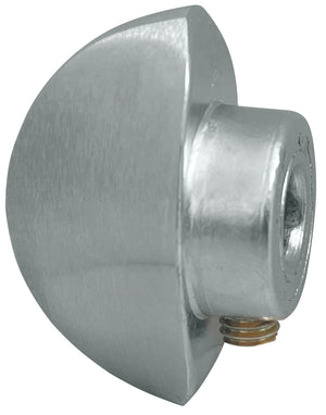 Ghidini POMOLO PER CILINDRO IN ZAMA foro Ø mm.8 Cromo Satinato