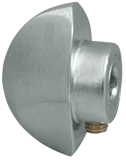 Ghidini POMOLO PER CILINDRO IN ZAMA foro Ø mm.8 Cromo Satinato