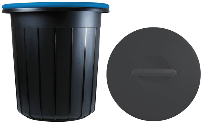 Giò Style PATTUMIERA ECO SOLUTION Lt. 16 - cm. 33x33x33,5 h col. Nero/Blu