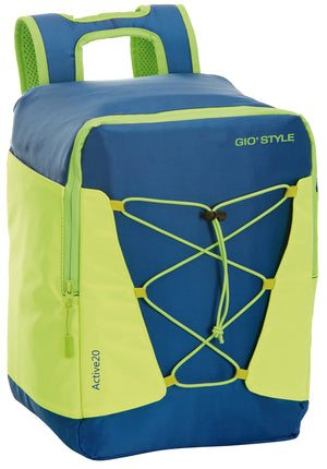 Giò Style ZAINO TERMICO ACTIVE Lt. 20 - cm. 26,7x22x36,7 h col. Blu/Verde