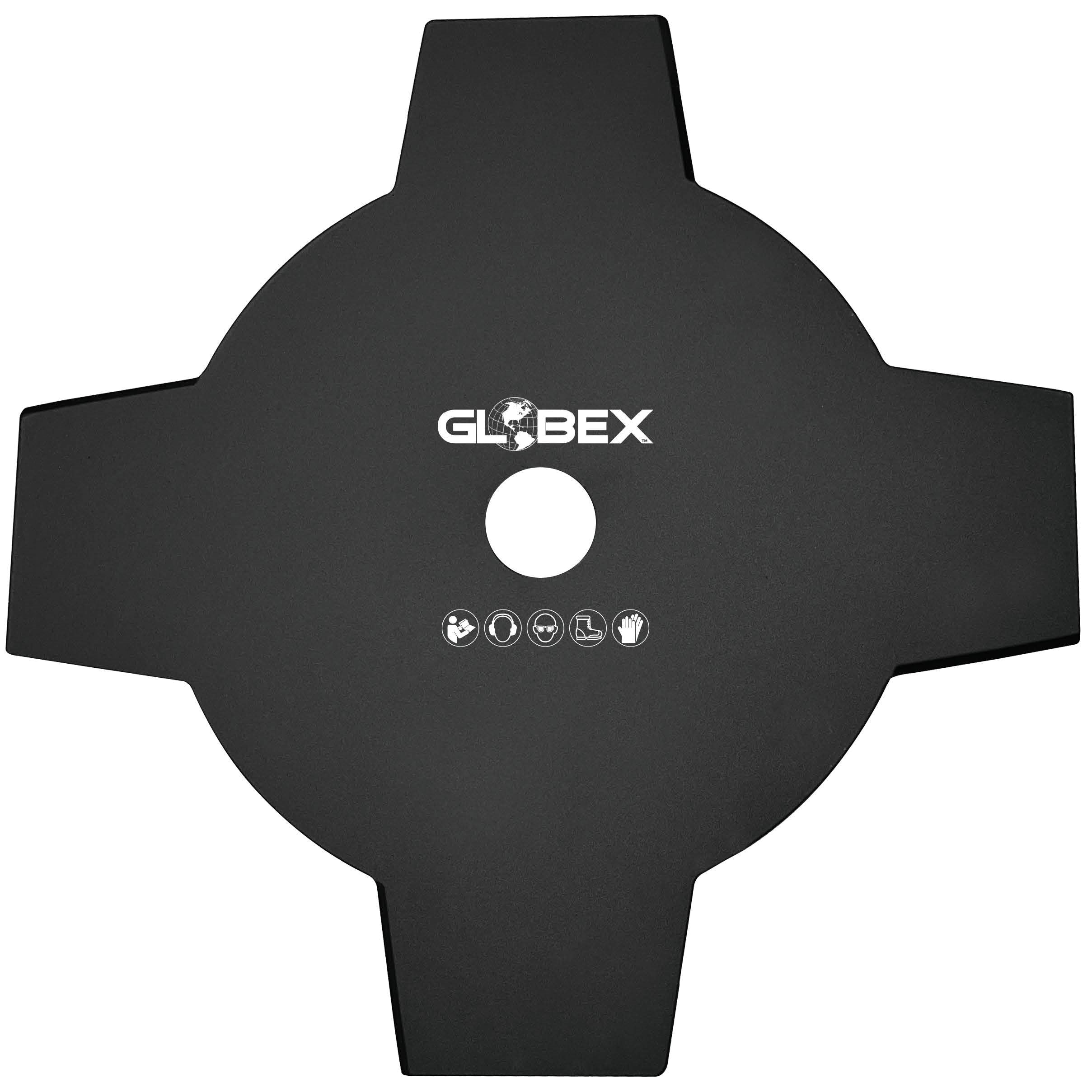 Globex DISCO IN ACCIAIO A 4 DENTI PER DECESPUGLIATORE Ø mm. 255