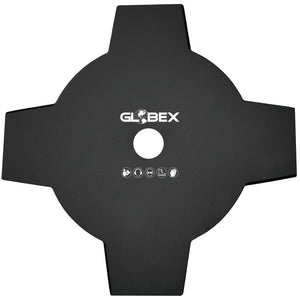 Globex DISCO IN ACCIAIO A 4 DENTI PER DECESPUGLIATORE Ø mm. 255