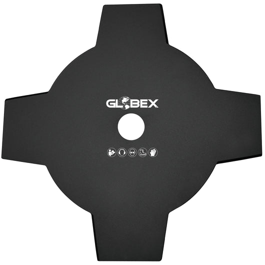 Globex DISCO IN ACCIAIO A 4 DENTI PER DECESPUGLIATORE Ø mm. 255