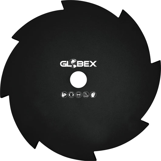 Globex DISCO IN ACCIAIO A 8 DENTI PER DECESPUGLIATORE Ø mm. 255