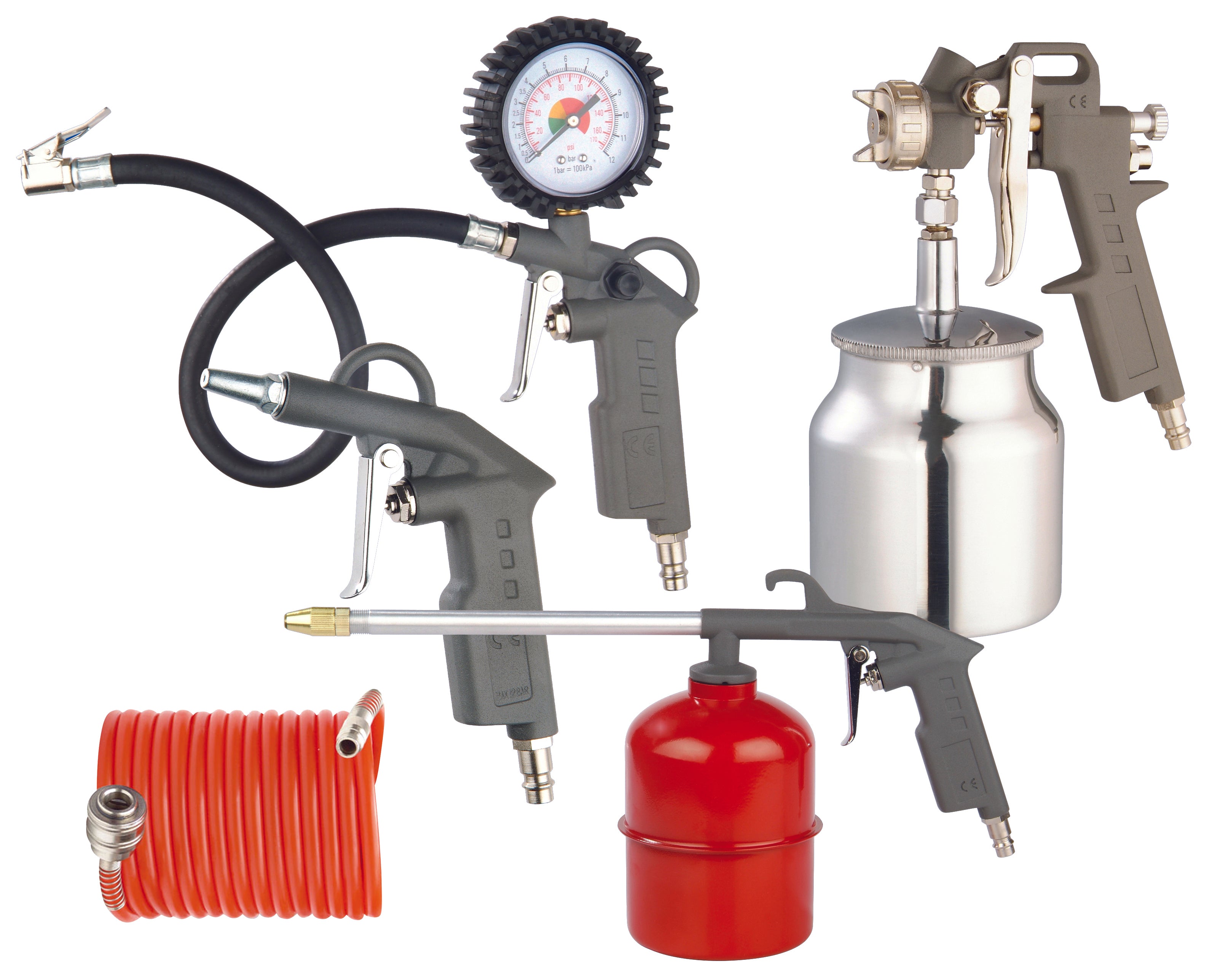 Globex KIT ACCESSORI PER COMPRESSORI 5 PEZZI