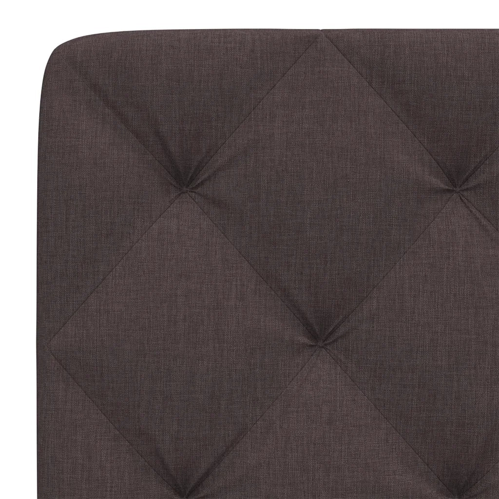 Cuscino Testiera Marrone Scuro 160 cm in Tessuto 4019229