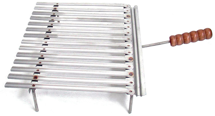 GRATICOLA IN ACCIAIO INOX CON RACCOGLI SUGO cm. 40x35