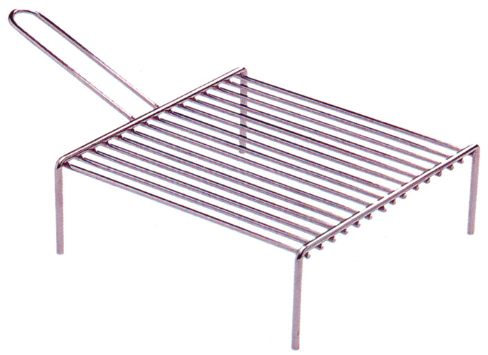 GRATICOLA MULTIUSO ACCIAIO CROMATO cm. 30x30