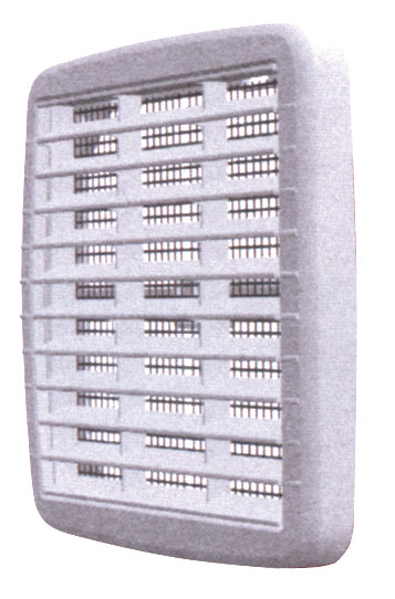 GRIGLIA DI AERAZIONE IN PLASTICA CON RETE  mm. 210x210 3.00 pz