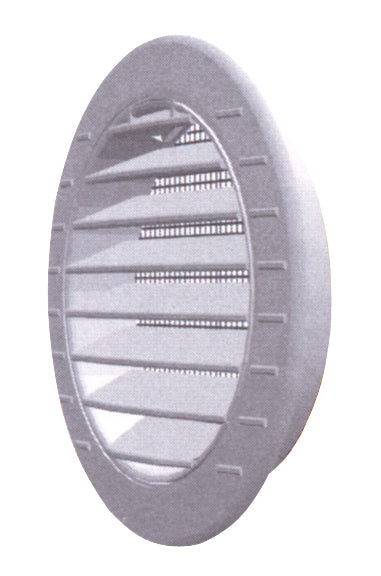 GRIGLIA DI AERAZIONE IN PLASTICA CON RETE Ø mm. 145 imbocco Ø mm. 125 5.00 pz