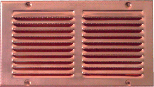 GRIGLIA DI AERAZIONE IN RAME  mm. 250x140