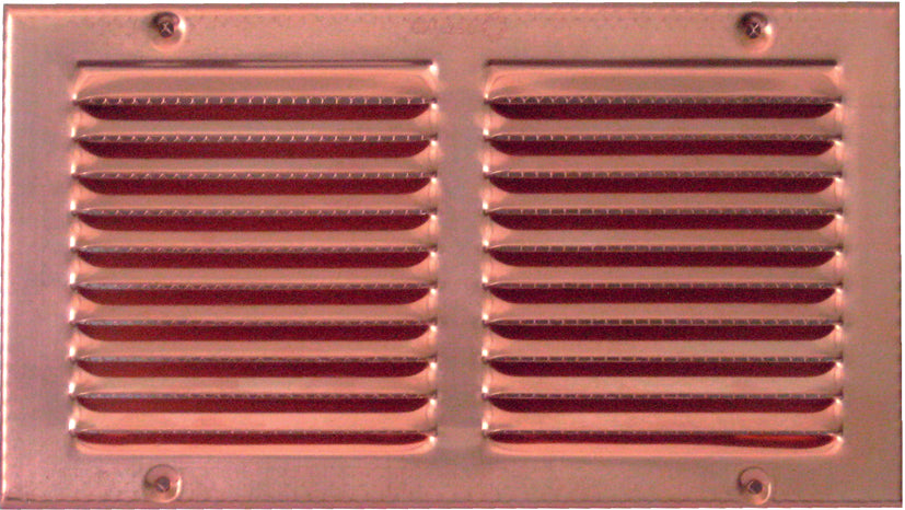 GRIGLIA DI AERAZIONE IN RAME  mm. 250x140