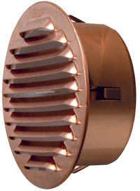GRIGLIA DI AERAZIONE IN RAME Ø mm. 150 imbocco Ø mm. 120
