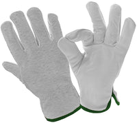 GUANTI IN PELLE BOVINO DORSO IN CROSTA  tg. 9 10.00 paia