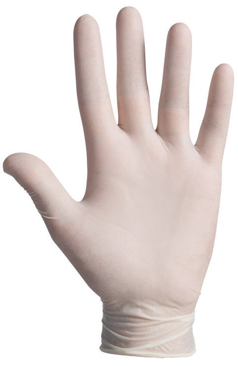 GUANTI MONOUSO IN LATTICE SENSITIVE CF.100 PZ. Col. Bianco tg. 9,5 (XL)