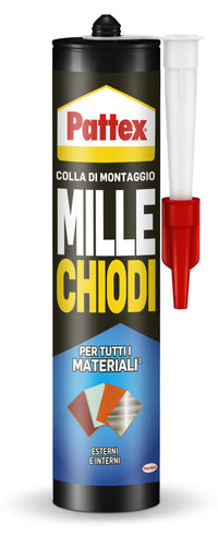 Henkel COLLA PATTEX MILLE CHIODI RESISTENTE ACQUA cartuccia gr. 450