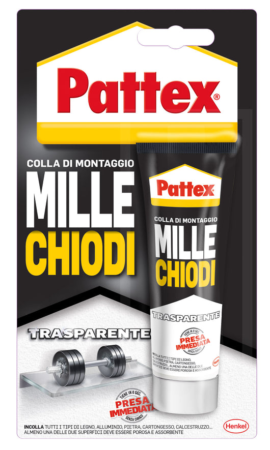 Henkel COLLA PATTEX MILLE CHIODI TRASPARENTE  gr. 40