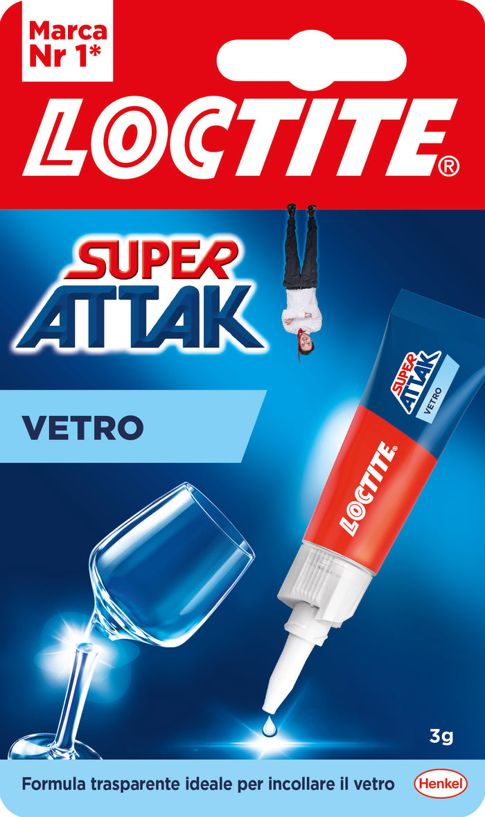 Henkel COLLA SUPER ATTAK VETRO  gr. 3