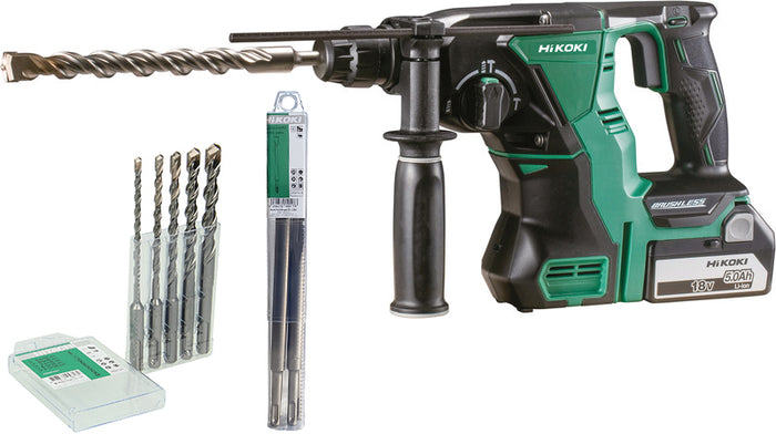 Hikoki MARTELLO TASSELLATORE DH18DBL  2 BATT. 5AH