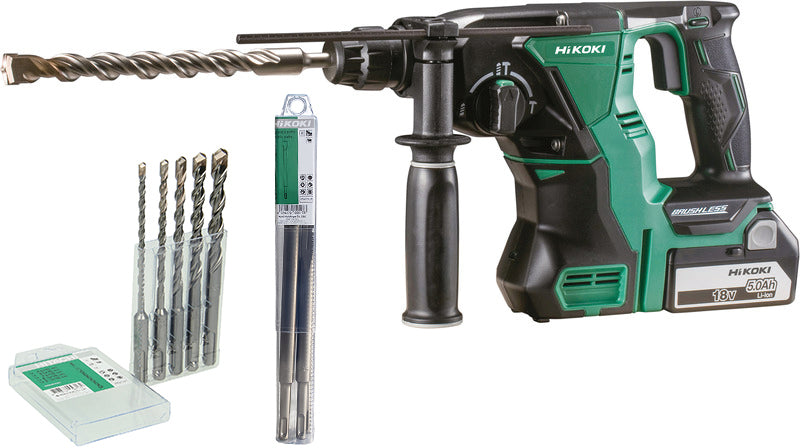 Hikoki MARTELLO TASSELLATORE DH18DBL  2 BATT. 5AH