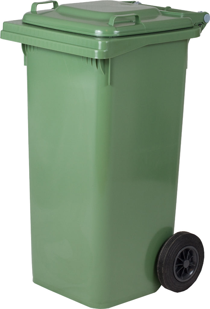 ICS BIDONE QUADRO PER DIFFERENZIATA Lt. 240 - cm.72x58x106 h col. Verde