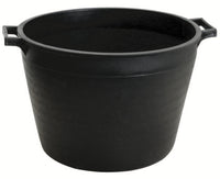 ICS MASTELLOTTO PER EDILIZIA Lt. 25 Ø cm. 40x30 h - Nero