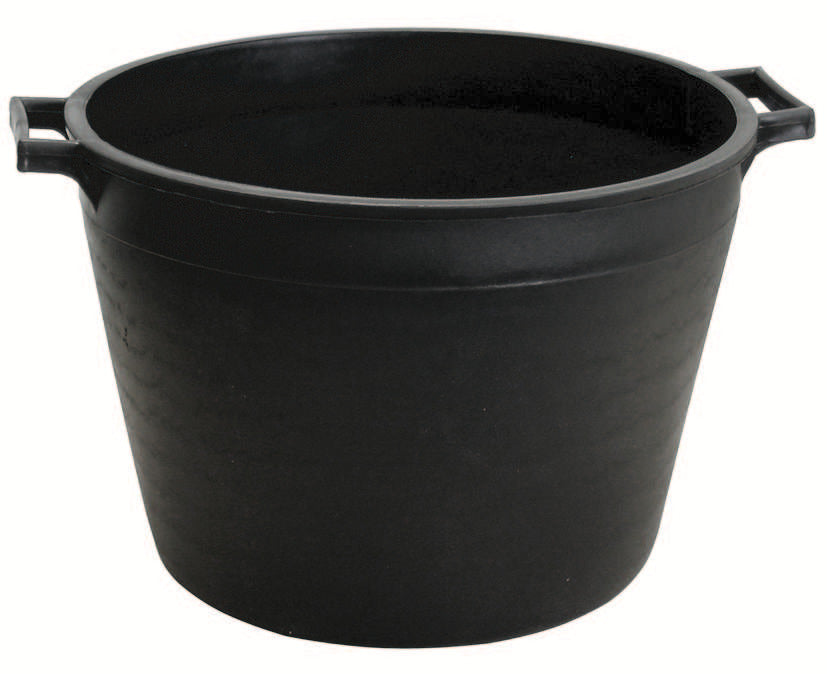 ICS MASTELLOTTO PER EDILIZIA Lt. 25 Ø cm. 40x30 h - Nero