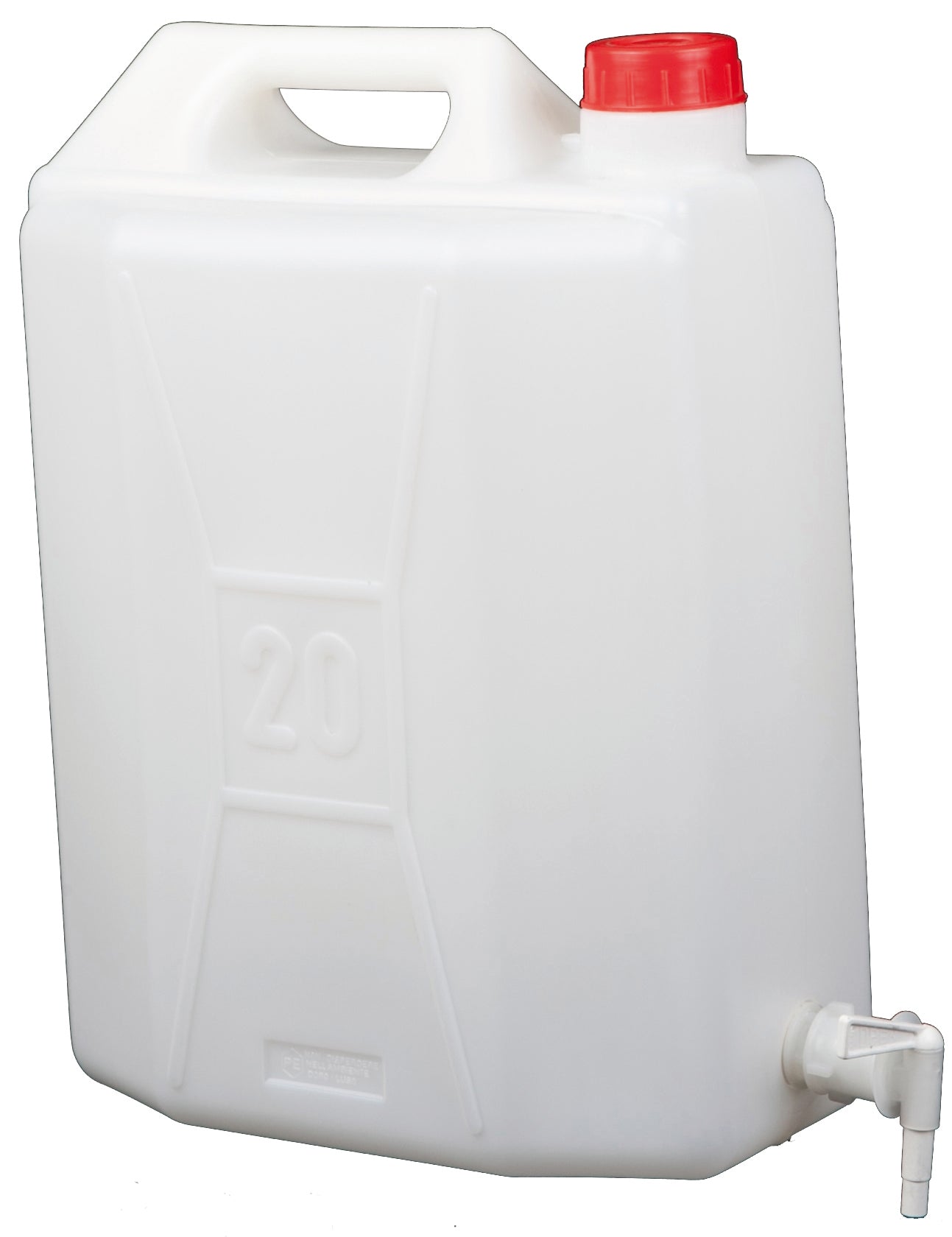 ICS TANICA IN PLASTICA PER ALIMENTI CON RUBINETTO lt. 20