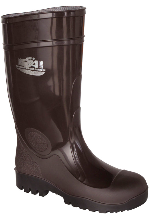 Industrial Starter STIVALI DA LAVORO IN NITRILE ISSAGUM GINOCCHIO Col. Marrone Mis. 40