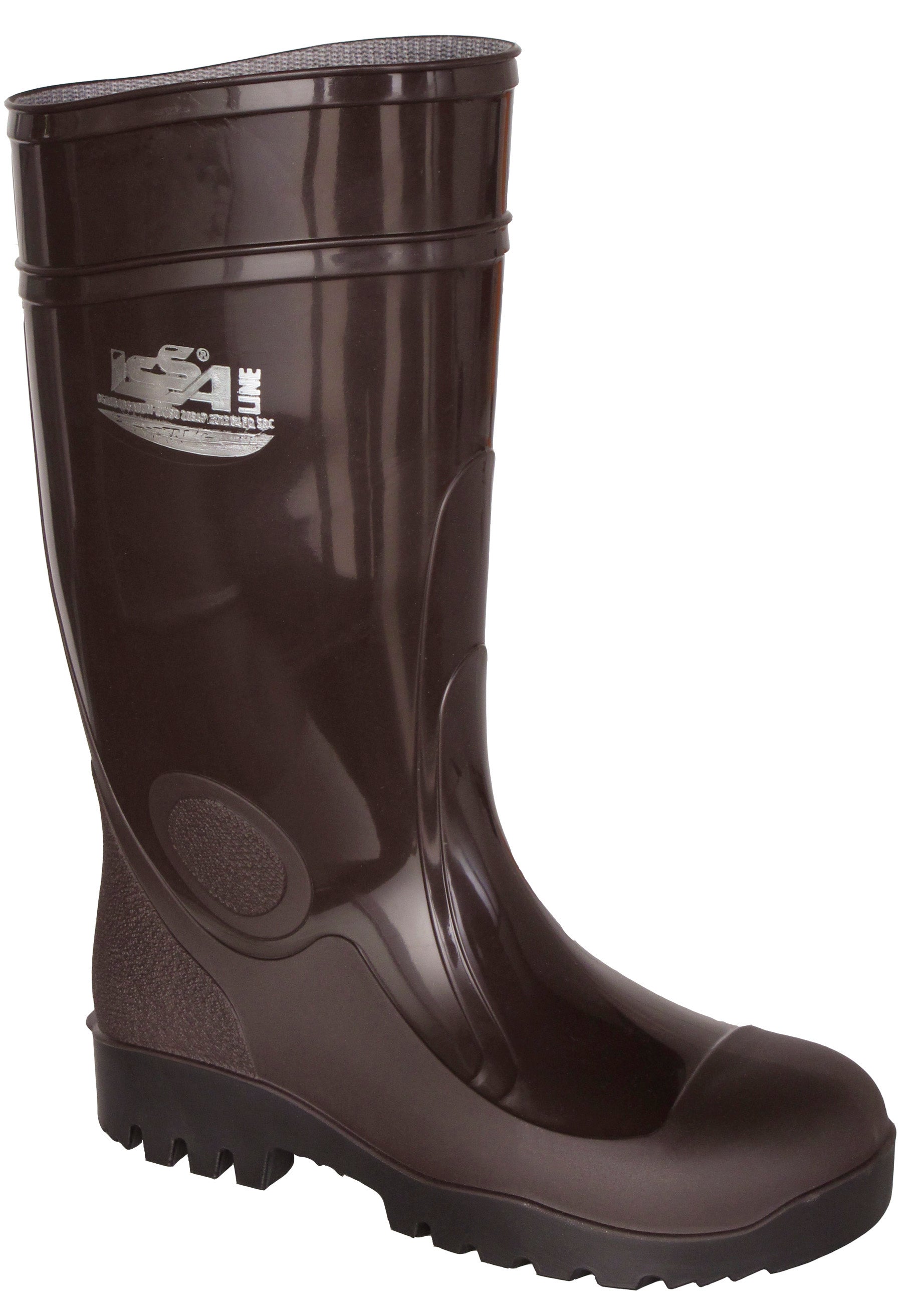 Industrial Starter STIVALI DA LAVORO IN NITRILE ISSAGUM GINOCCHIO Col. Marrone Mis. 42