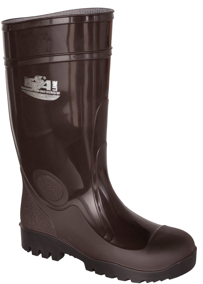 Industrial Starter STIVALI DA LAVORO IN NITRILE ISSAGUM GINOCCHIO Col. Marrone Mis. 42