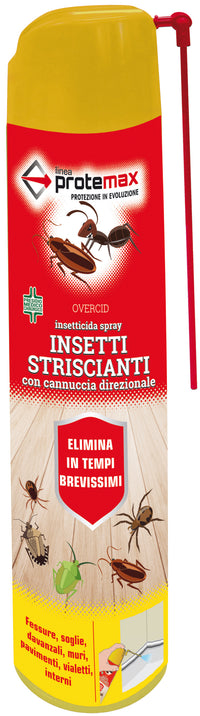 INSETTICIDA SPRAY INSETTI STRISCIANTI ml. 500 con cannuccia 24.00 pz