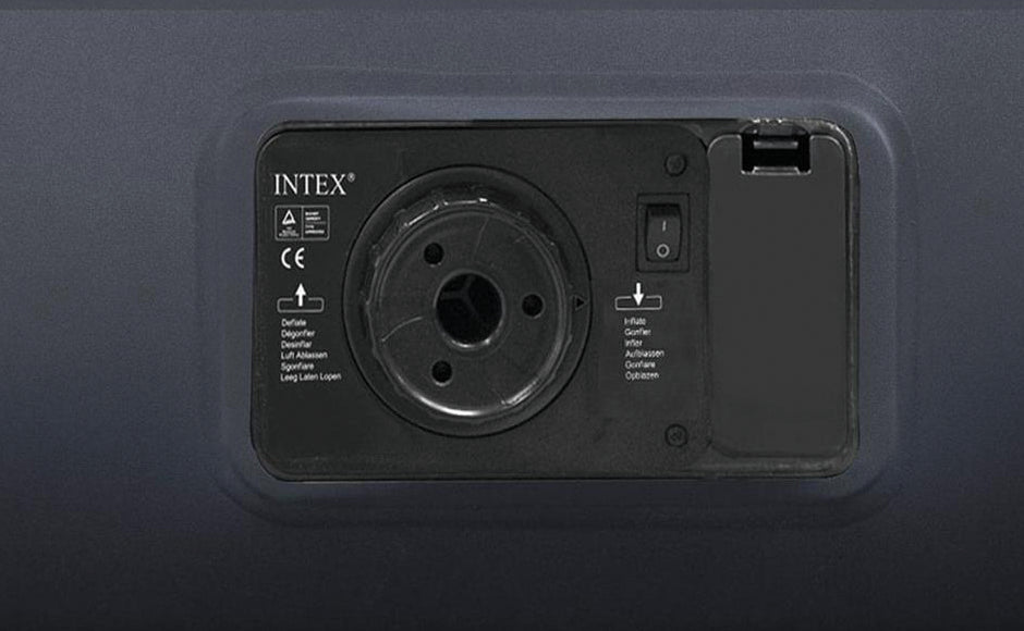 Intex MATERASSO GONFIABILE DURA-BEAM CON POMPA Twin cm. 99x191x42 h