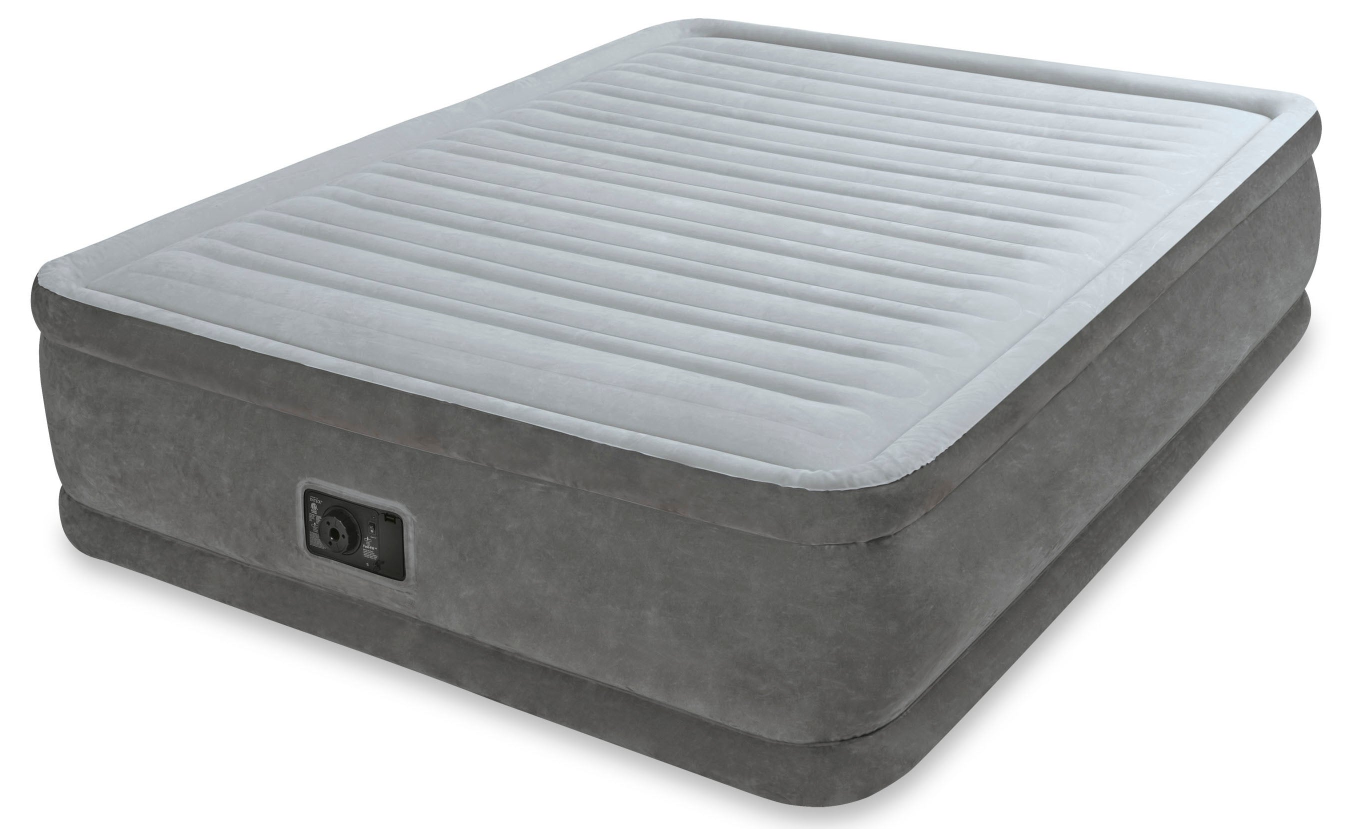 Intex MATERASSO GONFIABILE DURA-BEAM PLUS CON POMPA Matrimoniale cm.152x203x46h