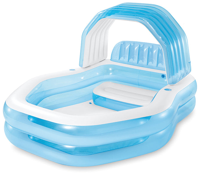 Intex PISCINA GONFIABILE FAMILY SUNSHADE  cm. 229x191x135 h (lt. 530)
