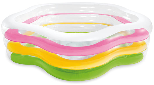 Intex PISCINA GONFIABILE SUMMER COLORS  cm. 185x180x53 h (lt. 460)