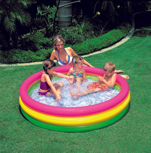 Intex PISCINA TONDA 3 ANELLI  cm. 114x25 h (lt. 131) 2.00 pz