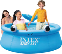 Intex PISCINA TONDA AUTOPORTANTE EASY SET JOLLY WHALE Ø cm. 183x51 h lt. 880