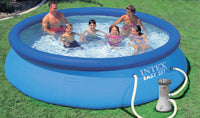Intex PISCINA TONDA EASY SET AUTOPORTANTE CON POMPA FILTRO  Ø cm. 366x76 h