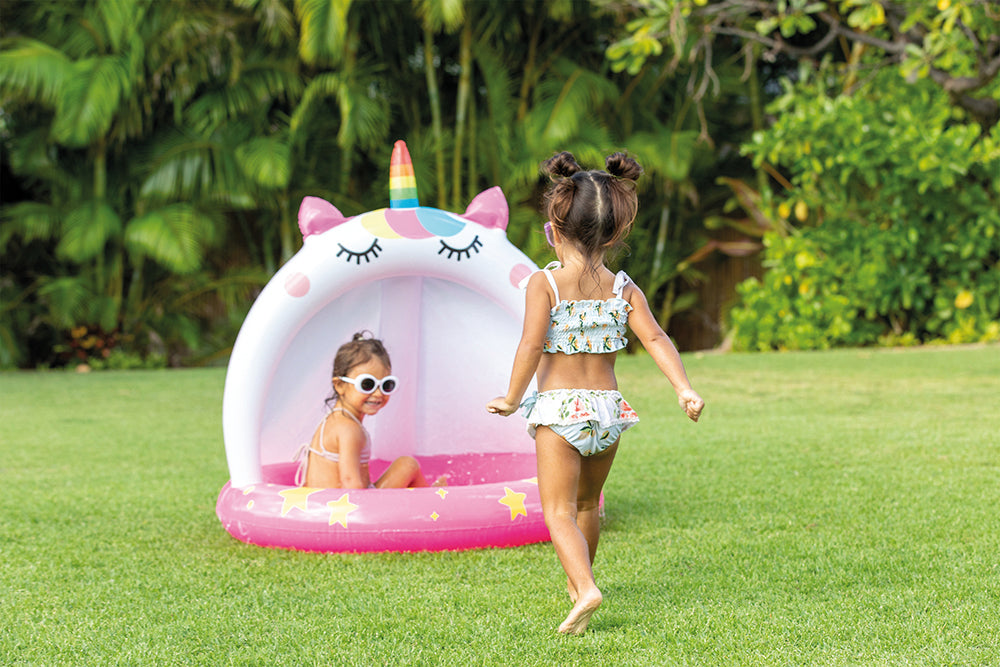 Intex PISCINA TONDA GONFIABILE BABY CATICORN  Ø cm. 102x102 h (lt. 45)