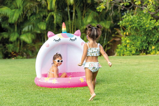 Intex PISCINA TONDA GONFIABILE BABY CATICORN  Ø cm. 102x102 h (lt. 45)