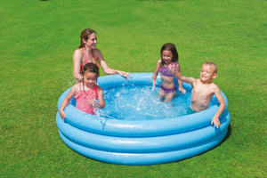 Intex PISCINA TONDA GONFIABILE CRYSTAL BLU  cm. 147x33 h (lt. 330)